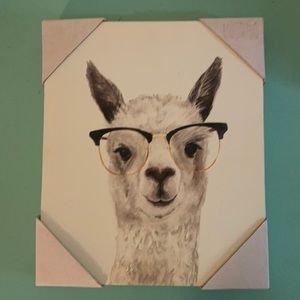 Victoria Borges Hip Llama IV wall art canvas